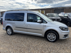 2017 Volkswagen Caddy Maxi Life Wav Auto Wheelchair Accessible Vehicle 2.0 Tdi Bluemotion Tech in Silver — image 2