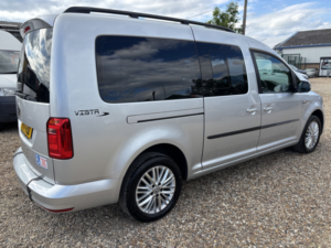 2017 Volkswagen Caddy Maxi Life Wav Auto Wheelchair Accessible Vehicle 2.0 Tdi Bluemotion Tech in Silver — image 3