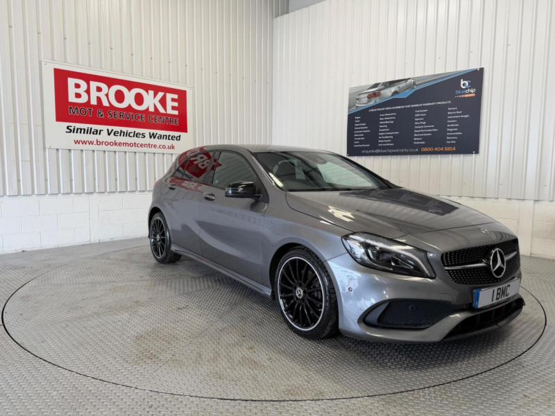 2017 Mercedes-Benz A Class 1.6 A180 Amg Line (premium) Euro 6 (s/s) 5dr in Grey — image 1