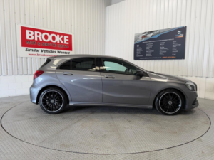 2017 Mercedes-Benz A Class 1.6 A180 Amg Line (premium) Euro 6 (s/s) 5dr in Grey — image 3