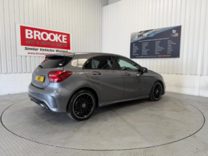 2017 Mercedes-Benz A Class 1.6 A180 Amg Line (premium) Euro 6 (s/s) 5dr in Grey — image 4