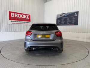 2017 Mercedes-Benz A Class 1.6 A180 Amg Line (premium) Euro 6 (s/s) 5dr in Grey — image 5