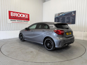 2017 Mercedes-Benz A Class 1.6 A180 Amg Line (premium) Euro 6 (s/s) 5dr in Grey — image 6