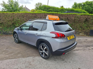 2017 Peugeot 2008 1.6 Bluehdi Gt Line Euro 6 5dr in Grey — image 3