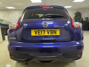 2017 Nissan Juke 1.2 Dig-T N-Connecta SUV 5dr Petrol Manual Euro 6 (s/s) (115 Ps) in Blue — image 5