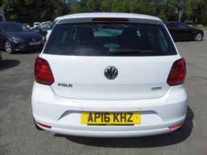 2016 Volkswagen Polo 1.0 Bluemotion Tech Match Euro 6 (s/s) 5dr in White — image 5
