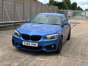 2015 BMW 2 Series 2.0 220d Xdrive M Sport Coupe in Blue — image 3