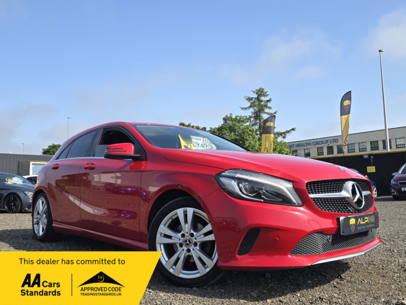 2017 Mercedes-Benz A Class 1.5 A180d Sport (premium) Hatchback 5dr Diesel 7g-Dct Euro 6 (s/s) (109 Ps) in Red — image 1