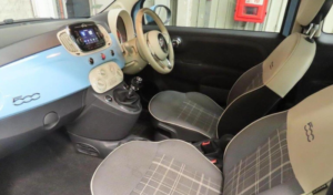2016 Fiat 500 1.2 Lounge Euro 6 (s/s) 3dr in Blue — image 2