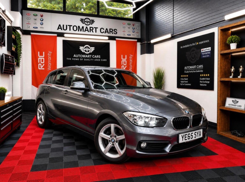 2015 BMW 1 Series 1.5 116d Se Auto Euro 6 (s/s) 5dr in Grey — image 1