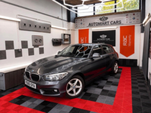 2015 BMW 1 Series 1.5 116d Se Auto Euro 6 (s/s) 5dr in Grey — image 3