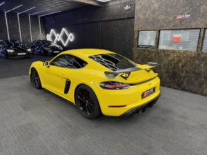 2021 Porsche 718 4.0 Gt4 in Yellow — image 5