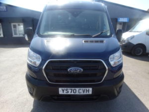 2021 Ford Transit 2.0 350 Ecoblue Trend Rwd L2 H2 Euro 6 (s/s) 5dr (12 Seat) in Blue — image 2