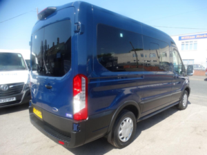 2021 Ford Transit 2.0 350 Ecoblue Trend Rwd L2 H2 Euro 6 (s/s) 5dr (12 Seat) in Blue — image 6