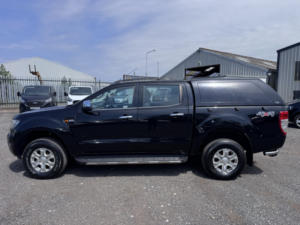 2016 Ford Ranger 2.2 Tdci Xlt. 4x4 Double Cab Pickup. Only 73300 Miles. Ac. Dab. in Black — image 2