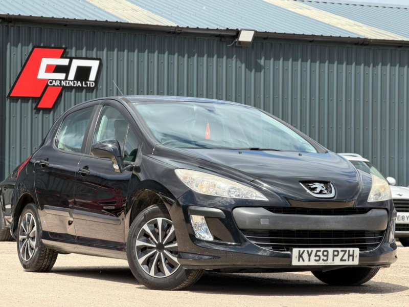 2010 Peugeot 308 1.6 Vti S 5dr in Black — image 1