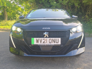 2021 Peugeot E-208 50kwh Allure Premium Auto 5dr in Black — image 2