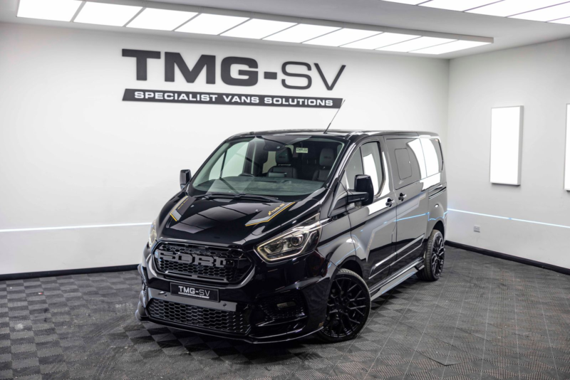 2018 Ford Transit Custom 2.0 320 Ecoblue Limited Crew Van Double Cab 5dr Diesel Manual L1 H1 Euro 6 (6 Seat) (130 Ps) in Black — image 1