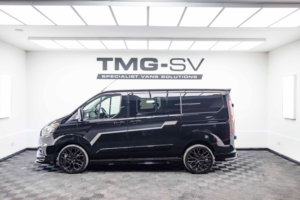 2018 Ford Transit Custom 2.0 320 Ecoblue Limited Crew Van Double Cab 5dr Diesel Manual L1 H1 Euro 6 (6 Seat) (130 Ps) in Black — image 3