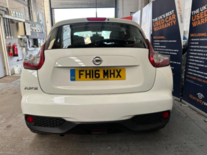 2016 Nissan Juke 1.6 Visia Euro 6 5dr in White — image 4