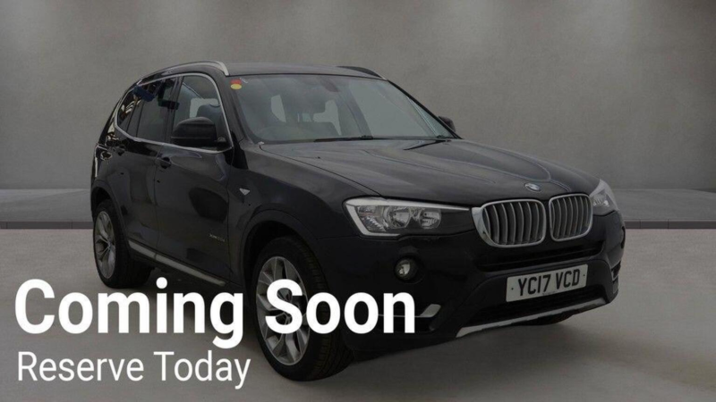 2017 BMW X3 2.0 20d Xline Auto Xdrive Euro 6 (s/s) 5dr in Black — image 1