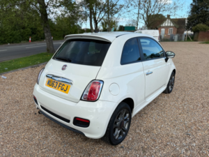 2013 Fiat 500 1.2 S Hatchback 3dr Petrol Manual Euro 5 (s/s) (69 Bhp) in White — image 3