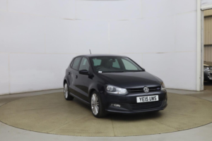 2015 Volkswagen Polo 1.4 Tsi Bluemotion Tech Act Bluegt DSG Euro 6 (s/s) 5dr in Black — image 3