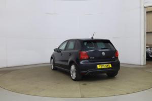 2015 Volkswagen Polo 1.4 Tsi Bluemotion Tech Act Bluegt DSG Euro 6 (s/s) 5dr in Black — image 5