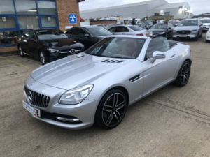 2012 Mercedes-Benz Slk 2.1 Slk250 Cdi Blueefficiency in Silver — image 3