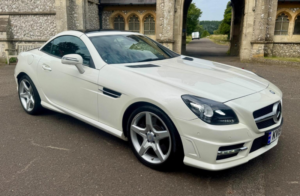 2015 Mercedes-Benz Slk 1.8 Slk200 Amg Sport G-Tronic+ Euro 5 (s/s) 2dr in White — image 2