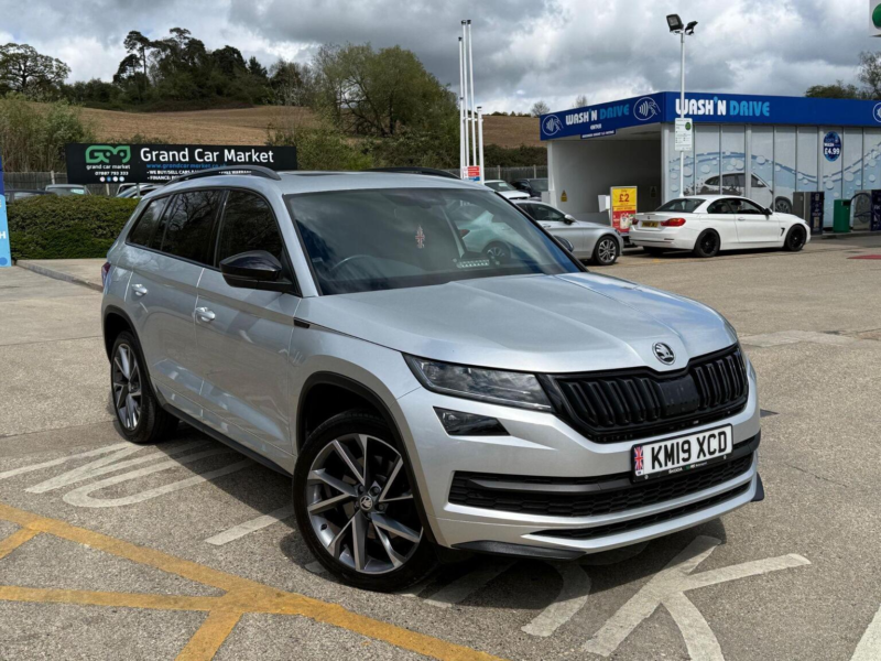 2019 Skoda Kodiaq 2.0 Tsi Sportline DSG 4WD Euro 6 (s/s) 5dr (7 Seat) in Silver — image 1