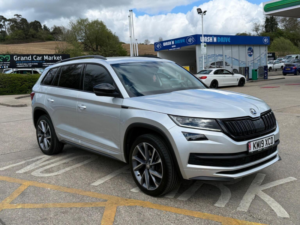 2019 Skoda Kodiaq 2.0 Tsi Sportline DSG 4WD Euro 6 (s/s) 5dr (7 Seat) in Silver — image 3