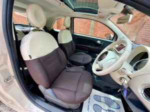 2013 Fiat 500 1.2 Lounge Euro 4 3dr in Beige — image 4