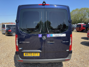 2020 Mercedes-Benz Sprinter Driver Transfer Wav Wheelchair Accessible Vehicle 2.1 316 Cdi Blueefficiency in Blue — image 3