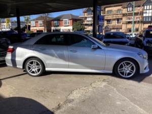 2015 Mercedes-Benz E Class 2.1 E220 Bluetec Amg Line G-Tronic+ Euro 6 (s/s) 4dr in Silver — image 2