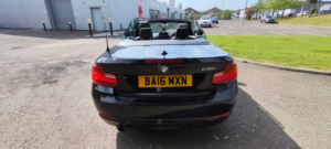 2016 BMW 2 Series 1.5 218i Sport Convertible 2dr Petrol Manual Euro 6 (s/s) (136 Ps) in Black — image 4