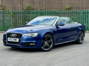2013 Audi A5 Cabriolet 2.0 Tdi S Line Special Edition in Blue — image 3
