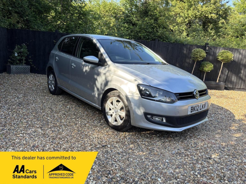 2012 Volkswagen Polo 1.4 Match Euro 5 5dr in Silver — image 1