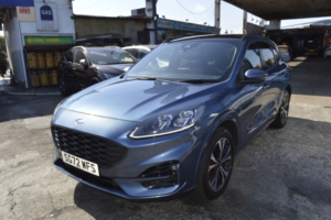 2022 Ford Kuga 2.5 Kuga St-Line X Edition 5 Door 2.5 Duratec PHEV 225ps Fwd CVT Automatic in Blue — image 3