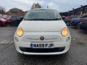 2009 Fiat 500 1.2 Pop Euro 5 (s/s) 3dr in White — image 3