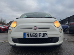 2009 Fiat 500 1.2 Pop Euro 5 (s/s) 3dr in White — image 4