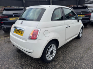 2009 Fiat 500 1.2 Pop Euro 5 (s/s) 3dr in White — image 6