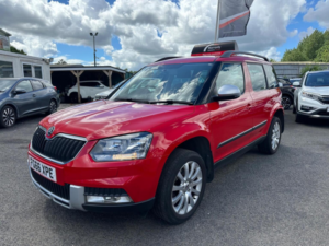 2016 Skoda Yeti 2.0 Tdi Se Outdoor Euro 6 (s/s) 5dr in Red — image 3