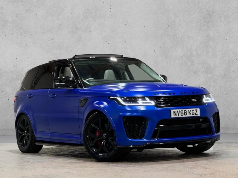 2018 Land Rover Range Rover Sport 5.0 P575 V8 Svr Auto 4WD Euro 6 (s/s) 5dr in Blue — image 1