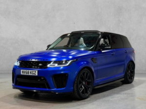 2018 Land Rover Range Rover Sport 5.0 P575 V8 Svr Auto 4WD Euro 6 (s/s) 5dr in Blue — image 4