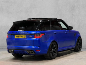 2018 Land Rover Range Rover Sport 5.0 P575 V8 Svr Auto 4WD Euro 6 (s/s) 5dr in Blue — image 5