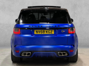 2018 Land Rover Range Rover Sport 5.0 P575 V8 Svr Auto 4WD Euro 6 (s/s) 5dr in Blue — image 6