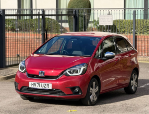 2022 Honda Jazz 1.5 H I-Mmd Ex Hatchback 5dr Petrol Hybrid Ecvt Euro 6 (s/s) (109 Ps) in Red — image 3