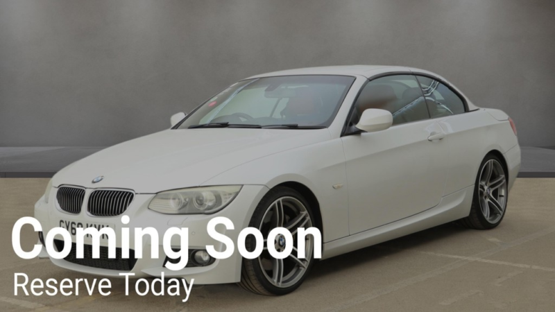 2010 BMW 3 Series 3.0 335i M Sport Convertible in White — image 1