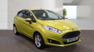 2013 Ford Fiesta 1.0 T Ecoboost Zetec Yellow 5dr 1 Owner+rare Colour+low Tax+10 Stamps in Yellow — image 3